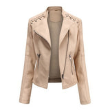 Women's Leather Jackets Women's Short Jackets  Motorbike jacket