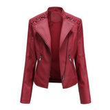 Women's Leather Jackets Women's Short Jackets  Motorbike jacket
