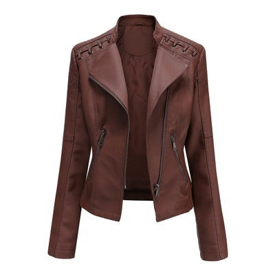 Women's Leather Jackets Women's Short Jackets  Motorbike jacket