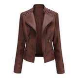 Women's Leather Jackets Women's Short Jackets  Motorbike jacket