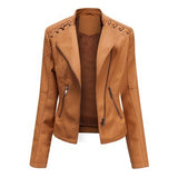 Women's Leather Jackets Women's Short Jackets  Motorbike jacket