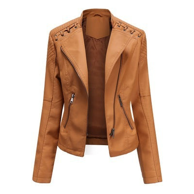 Women's Leather Jackets Women's Short Jackets  Motorbike jacket