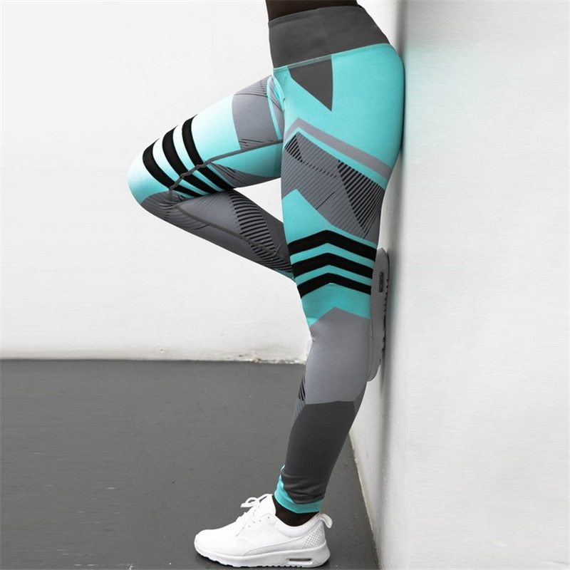 Women Gym High Waist Yoga Pants Stretch Women Fitness Sports Leggings