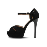 Women High Heels Fish Mouth Sandals