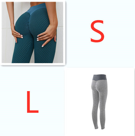 Women fashion Plaid Leggings Fitness Yoga Pants Women's Seamless High Waist Breathable Gym Leggings