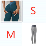 Women fashion Plaid Leggings Fitness Yoga Pants Women's Seamless High Waist Breathable Gym Leggings