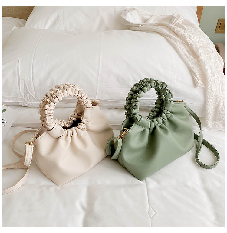 Women PU Leather Messenger Bag Western Style One-shoulder Fashion Handbag
