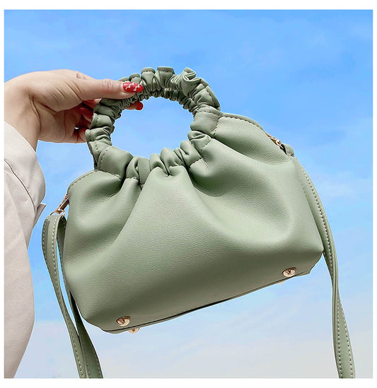 Women PU Leather Messenger Bag Western Style One-shoulder Fashion Handbag