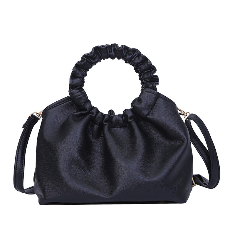 Women PU Leather Messenger Bag Western Style One-shoulder Fashion Handbag