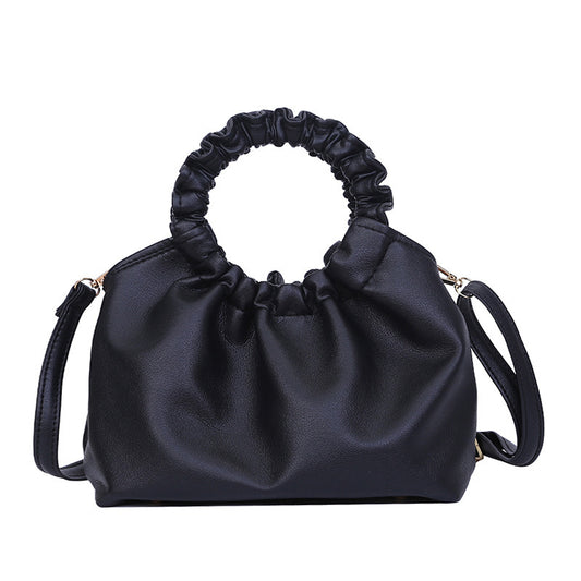 Women PU Leather Messenger Bag Western Style One-shoulder Fashion Handbag