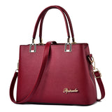 Ladies Leather Handbag Female Luxury Pu Female Bags