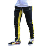 Men's Fashion Strappy Trousers Trousers Zippered Sports Trousers