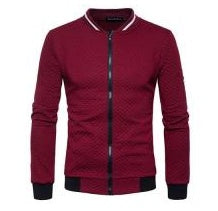 Mens Fashion Zipper Cotton Jacket For Mens