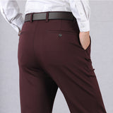 Casual Classic Pants Mens Stretch Trouser High Quality