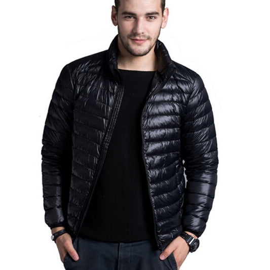 Mens Parkas Jacket Outwear Puffer Jacket Top Zip Up Solid Winter jacket