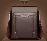 Mens Faux Leather Shoulder & Crossbody Bags Cell Phone Pocket,Interior Zipper Pocket