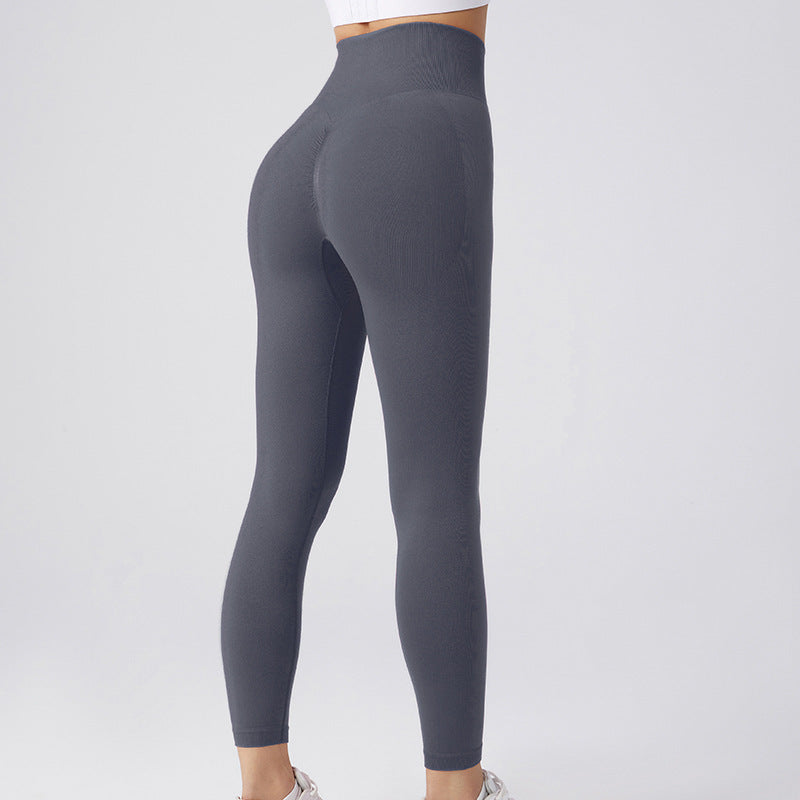 Womens Seamless Leggings Yoga Pants Tummy Control Workout Running Yoga Leggings