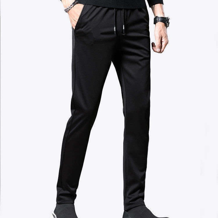 Mens Fashion Straight Trousers Breathable Thin Pants Popular Men