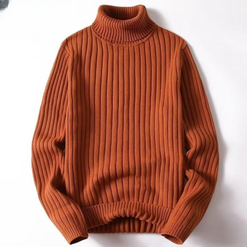 Mens Turtleneck Sweater Warm Autumn And Winter Versatile Bottoming Shirt Men