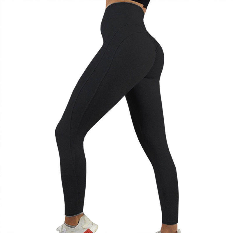 Women Fitness Sports Leggings Ladies Gym High Waist Gym Yoga Pants With Stretch