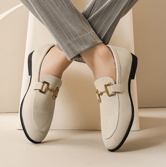 Men's Suede Loafers Fashion Luxury Wedding Party Dress Shoes