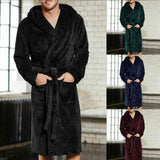 Bathrobe For Mens & Womens Nylon Hooded Double-sided velvet