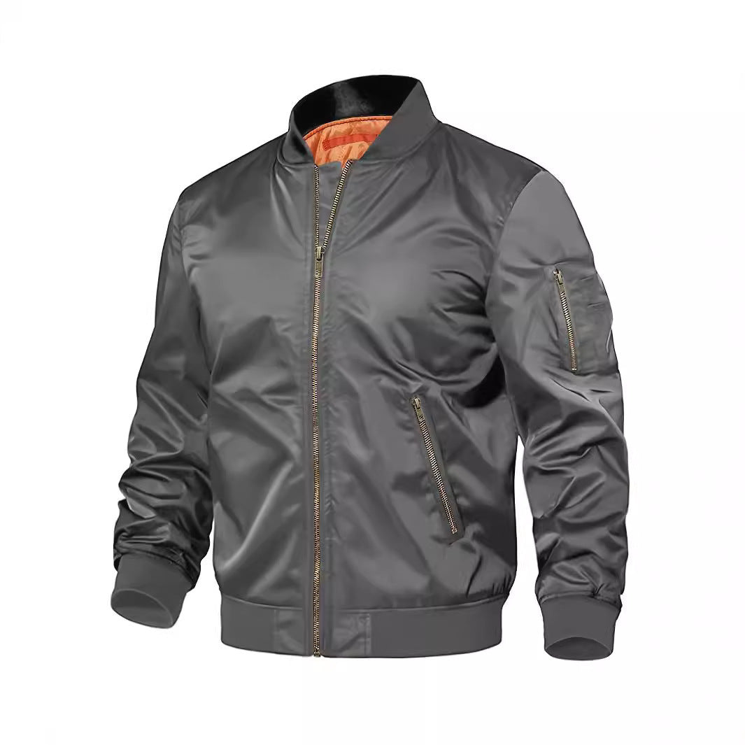 Military Men's Bomber Jacket Baseball Jacket Pilot Jacket