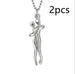 Silver 2pcs