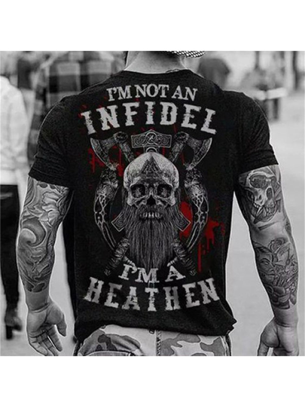 Mens Fashion New Spades AT Shirt For Men