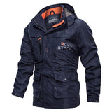 Mens Jacket Autumn Outdoor Breathable Windbreaker Men's Hooded Bomber Casual
