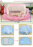 Baby Bed Net Foldable With Pillow Net 2pieces Set