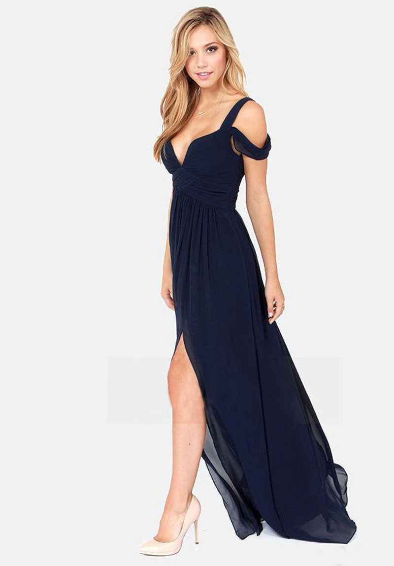 Women's Long Floor Length Elegant Greek Style Pleated Dress Lightweight and Elegeance