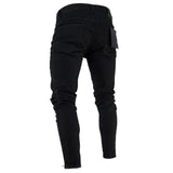 Mens Jeans Pant  Trousers Long Basic Broken Clothes