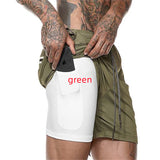 Mens Shorts Pocket Compression Shorts