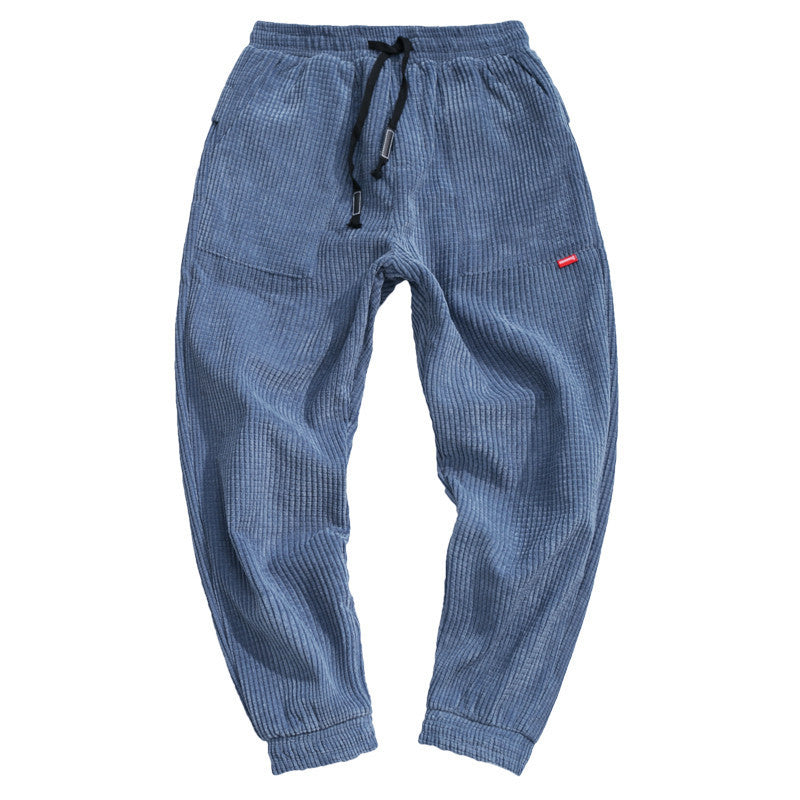 Mens New Style corduroy trousers Boys Fashion Trouser