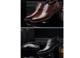 Men's Dress Shoes Brogue Formal Lace Up Oxfords Shoes