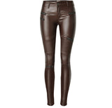 Womens Stretchy Jeggings, Faux Leather Legging Pants , Regular and Plus Size