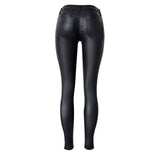 Womens Stretchy Jeggings, Faux Leather Legging Pants , Regular and Plus Size