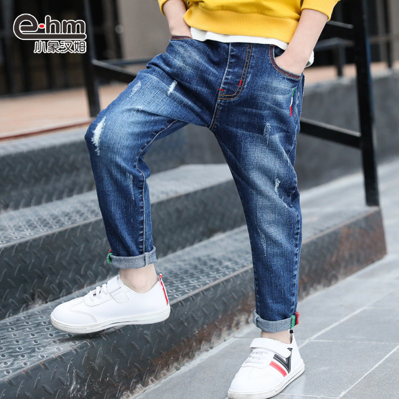 Boys Jeans Pant, New Style Adult Jeans Pant spring and autumn children's trousers