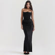 Slim Tube Top Long Dress Sexy Fashion Bandeau Backless Dresses For Women