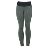 Women fashion Plaid Leggings Fitness Yoga Pants Women's Seamless High Waist Breathable Gym Leggings