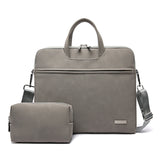 PU Leather Women Laptop Bag Notebook Carrying Case Briefcase For Macbook Air 13.3 14 15.6 Inch