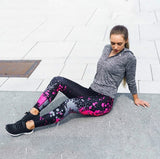 Womens Fashion  Leggings Printing Leggings Breathable Woman Pants