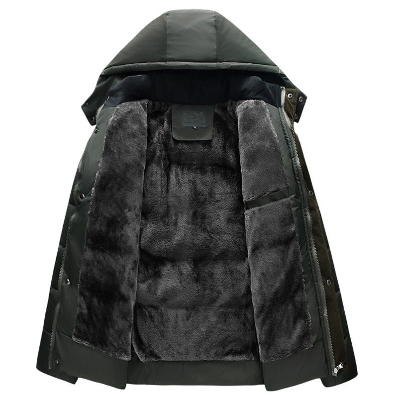 Mens Winter Padded Jacket Warm Military Jacket