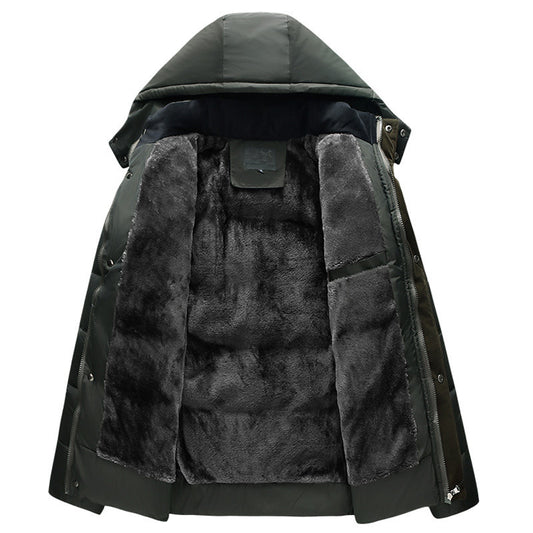 Mens Winter Padded Jacket Warm Military Jacket