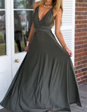 Women's Sexy Long Party Dress Club Floor-Length Summer Backless Bandage Maxi Dress Multiway Bridesmaids Boho Women Dress Vestidos