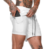 Mens Shorts Pocket Compression Shorts