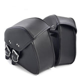 Leather Motorcycle Saddle Bags Saddlebag Luggage Bag Fit all Motorcycle