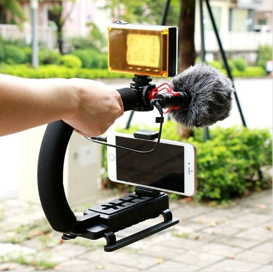 Ulanzi Handheld Smartphone Video Rig Case For  Samsung,Phone Rig Stabilizer For Live Stream Youtube Filmmaking Vlogger