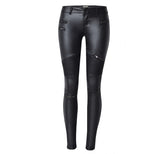 Womens Stretchy Jeggings, Faux Leather Legging Pants , Regular and Plus Size